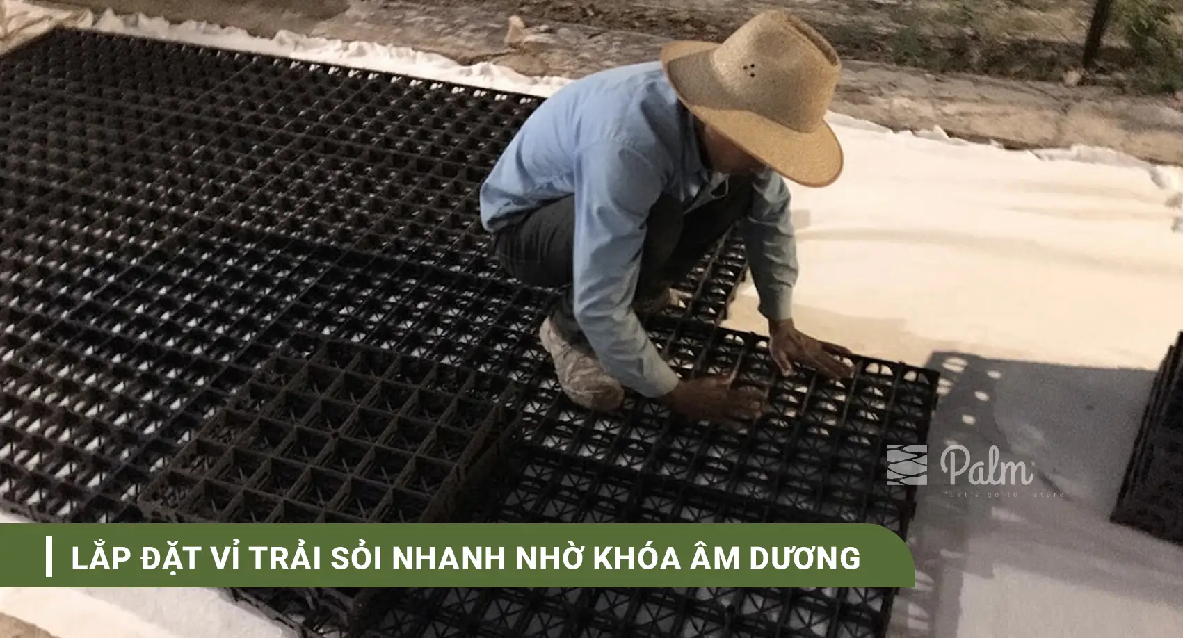 Vỉ nhựa trải sỏi bãi đậu xe | Tất tần tật về lợi ích, ứng dụng và cách lắp đặt